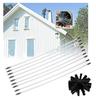 LIYUN Chimney Sweep kit Chimney Brush Rod Kit, Dryer Duct Cleaning Kit, Lint Remover,Extends Up to 12 Feet Synthetic Brush Head Vent Cleaning Kit Chimney Sweep Kit (Color : 9 Rods, Size : 610mm) view 1