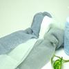 Japanese Decor Sakura Salux Super Hard Nylon Japanese Beauty Skin Bath Wash Towel Japanese Scrubbing Cloth Gray & Navy 11.0 x 37.4 inch Set of 2 view 2