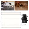 chimney sweep kit Dryer Vent Cleaner Kit,Chimney Cleaning Brush Flexible Lint Brush With Drill Attachment, Easy Cleaning, Synthetic Brush Head, Use With Or Without A Power Drill ( Color : 15 Rods , Si view 1