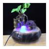 Indoor Tabletop Waterfall Fountain Tabletop Water Fountain, Ceramic Meditation Fountain, Desktop Fountain with Waterwheel, Indoor Waterfall Feature for Home Office Decor Relaxation Meditation Fountain view 1