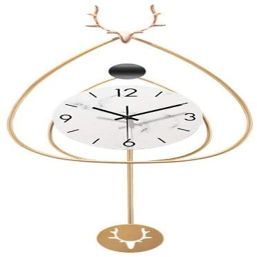 OLOTU Wall Clock Fashion Wall Clock Atmosphere for HomeHand-Modeling CreationModern Minimalist Wall Watch Living Room Wall Art Decoration Personality