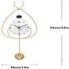 OLOTU Wall Clock Fashion Wall Clock Atmosphere for HomeHand-Modeling CreationModern Minimalist Wall Watch Living Room Wall Art Decoration Personality view 2