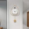 OLOTU Wall Clock Fashion Wall Clock Atmosphere for HomeHand-Modeling CreationModern Minimalist Wall Watch Living Room Wall Art Decoration Personality view 3
