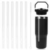 6PCS Replacement Straws Compatible with Stanley IceFlow Stainless Steel Tumbler 30 oz, Reusable Plastic Straws Compatible Apply to Stanley IceFlow 40 oz 20/64 oz Tumbler Stanley Flip Straw Accessories view 1