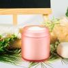 Hoa Kinh 4oz Glass Jars with Lids, 12 Pack Frosted Pink Small Cosmetic jar view 4
