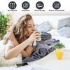 Waterproof Mattress Protector King, Fitted Sheet Style Breathable Mattress Cover with Deep Pocket Fits Up to 18'', Noiseless Bed Cover for Kids Adults Pets, Machine Washable (Navyblue, 76'' X 80'') view 2