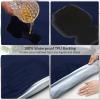 Waterproof Mattress Protector King, Fitted Sheet Style Breathable Mattress Cover with Deep Pocket Fits Up to 18'', Noiseless Bed Cover for Kids Adults Pets, Machine Washable (Navyblue, 76'' X 80'') view 3