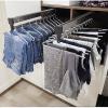 Closet Clothes Hanger Rail - Heavy Duty Extendable Pull Out Closet Rod, 30-80cm Pull-Out Closet Rod, Closet Clothes Hanger Rail, Wardrobe Clothing RailCloset Organizer Rack For Pants And Coat ( Size view 3