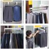 Closet Clothes Hanger Rail - Heavy Duty Extendable Pull Out Closet Rod, 30-80cm Pull-Out Closet Rod, Closet Clothes Hanger Rail, Wardrobe Clothing RailCloset Organizer Rack For Pants And Coat ( Size view 4