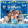 3 Pack Happy Fathers Day Party Supplies Tablecloth Table Cover for Happy Fathers Day Party Decorations(51.2 x 86.7 Inch) view 3