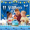 3 Pack Happy Fathers Day Party Supplies Tablecloth Table Cover for Happy Fathers Day Party Decorations(51.2 x 86.7 Inch) view 4