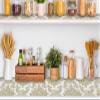 12 x 360 Inch Gold Shelf Liner for Kitchen Cabinets Non Adhesive Kitchen Drawer Liner, Waterproof Shelf Liner Durable Anti-Slip for Kitchen Cabinets Shelf Liner view 3