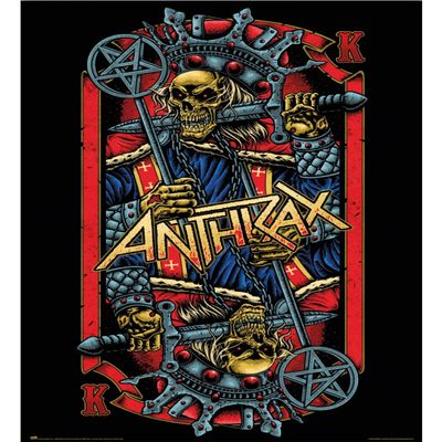 Grupo Erik Poster Anthrax Evil Kings - 36 x 24 inches / 91.5 x 61 cm - Shipped Rolled Up - Cool Posters, Art Poster, Wall Posters & Prints