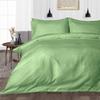 Duvet Cover 600 Thread Count 3 Piece Set with Zipper - 100% Egyptian Cotton Quilts & Comforters Protectors - Soft and Breatheable Beddings - Sage Stripe, Oversize King Plus. view 1