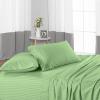 Duvet Cover 600 Thread Count 3 Piece Set with Zipper - 100% Egyptian Cotton Quilts & Comforters Protectors - Soft and Breatheable Beddings - Sage Stripe, Oversize King Plus. view 3