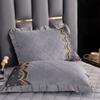 OTBK Quilted Bedspread Coverlet King Queen Twin Size Thicken Bed Skirt 3PCS Lace Bedroom Decoration Bed Cover with 2 Pillowcases(D,200x220cm) view 3