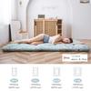 Floor Mattress Futon Mattress Sleeping Tatami Floor Mat with Washable Cover Padded Japanese Roll Up Mattress Sleeping Pad Folding Couch Bed Mattress Pad for Student,Purple,Full(120x200cm) view 4