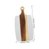 Hemoton Household Marble Cutting Board Versatile Meat Board for Kitchen Use for Serving Steak Fruits and Vegetables and Design Color Randomly Selected view 2