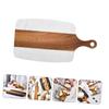 Hemoton Household Marble Cutting Board Versatile Meat Board for Kitchen Use for Serving Steak Fruits and Vegetables and Design Color Randomly Selected view 3