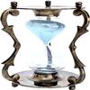 Sand Timer Maritime Antique Brass Sand Timer with Compass Hour Glass for Desk/Table Sand Timer Decorative Item Carrieble Lightweight Ideal for Gift by Handicraft Bulls view 2