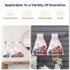 BOBOWUNY Valentines Red Pink Flower 2 Pcs Hanging Kitchen Hand Towels, Black Plaid Truck Love White Check Super Soft Microfiber Tie Towels Aborbent Washcloth for Bathroom Oven Tea Bar view 4