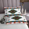 Erosebridal Western Boho Quilted Queen Aztec Coverlet Set, Ethnic Tribal Arrow Bedspread, Country Quilt Set for Bedroom, Southwestern Living Room Decor view 4