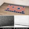 Edwiinsa American Flag Plush Rug Non Slip Bath Mat, Freedom Stripes Stars Patriotic Memorial Day Soft Shaggy Long Fur Fuzzy Bath Rugs 16" x 24", Carpet Mat for Bathroom Shower Home view 4