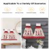 BOBOWUNY Valentines Munchkin 1 Pcs Hanging Kitchen Hand Towels, Red Pink Love Plaid Rustic Burlap Super Soft Microfiber Tie Towels Aborbent Washcloth for Bathroom Oven Tea Bar view 4