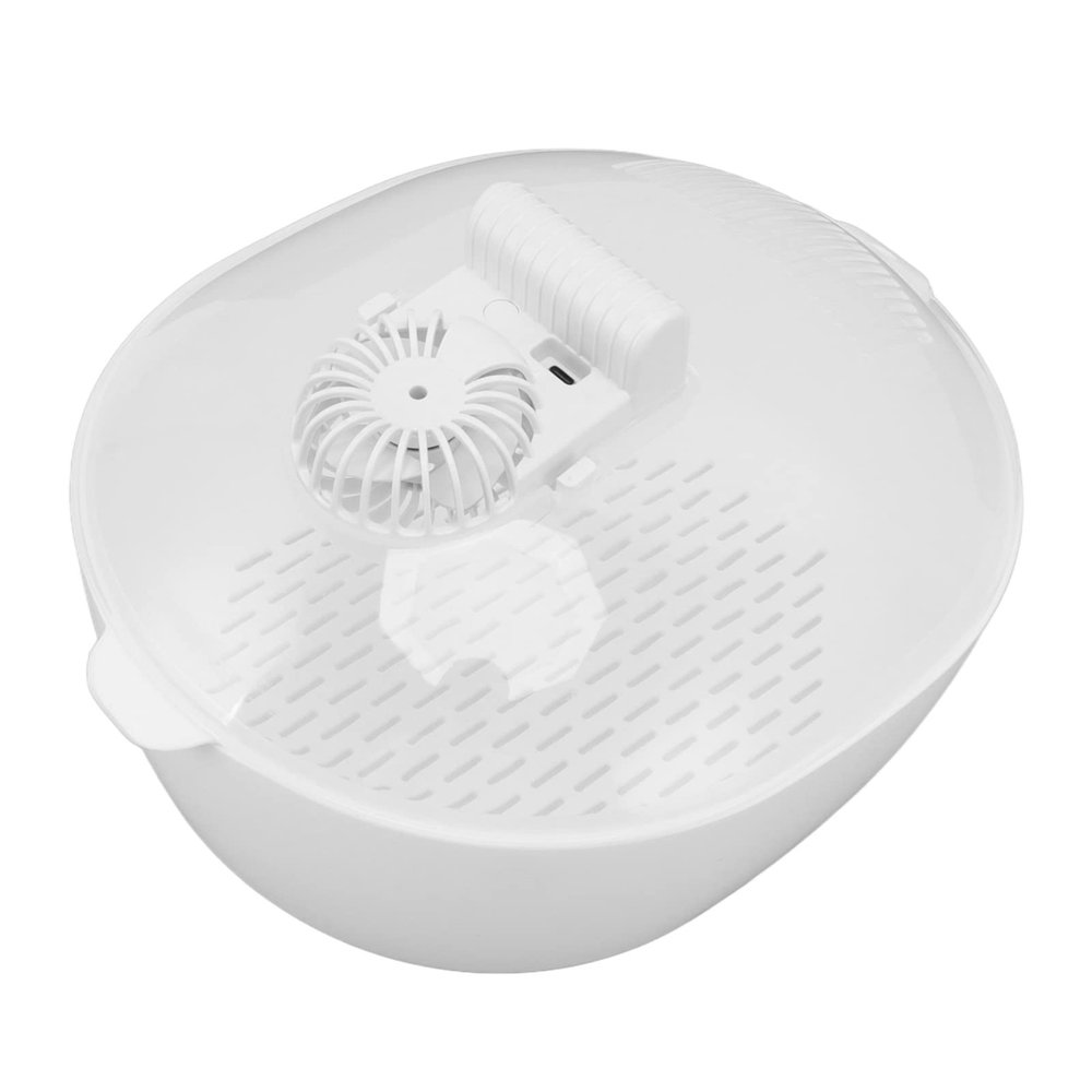 Meat Defrosting Machine, 4 in 1 Defroster Tray with Dual Layer Drain Basket for Rapid Thawing, Airtight Lid Food Preserver for Frozen Meat Home Kitchen