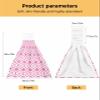 BOBOWUNY Morocco Pink 1 Pcs Hanging Kitchen Hand Towels, Pink Moroccan Geometric Plaid Super Soft Microfiber Tie Towels Aborbent Washcloth for Bathroom Oven Tea Bar view 3