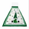 St Patrick's Munchkin 1 Pcs Hanging Kitchen Hand Towels, Farm Buffalo Plaid Green Shamrock Black Check Clover Gold Super Soft Microfiber Tie Towels Aborbent Washcloth for Bathroom Oven Tea Bar view 1