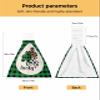 BOBOWUNY St Patricks Day 2 Pcs Hanging Kitchen Hand Towels, Irish Saint Buffalo Plaid Green White Leopard Shamrock Clover Super Soft Microfiber Tie Towels Aborbent Washcloth for Bathroom Oven Tea Bar view 3