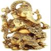 Liv Brass Lord Ganesha Statue 12.5 Inch Large  Handmade Solid Brass Ganesh Idol with Antique Finish, Hindu Elephant God Sculpture for Home Decor, Pooja Room, Office & Housewarming Gift view 2