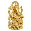Liv Brass Lord Ganesha Statue 13 Inch Large  Handmade Solid Brass Ganesh Idol with Antique Finish, Hindu Elephant God Sculpture for Home Decor, Pooja Room, Office & Housewarming Gift view 2