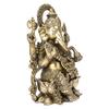 Liv Brass Lord Ganesha Statue 12.5 Inch Large  Handmade Solid Brass Ganesh Idol with Antique Finish, Hindu Elephant God Sculpture for Home Decor, Pooja Room, Office & Housewarming Gift view 2