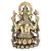 Liv Brass Lord Ganesha Statue 12.5 Inch Large  Handmade Solid Brass Ganesh Idol with Antique Finish, Hindu Elephant God Sculpture for Home Decor, Pooja Room, Office & Housewarming Gift view 4