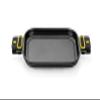 BRA DAILY PRO  Cast Aluminium Griddle 32 x 24 cm, Non-Stick PFOA Free, Suitable for All Hobs and Induction view 1