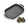 BRA DAILY PRO  Cast Aluminium Griddle 32 x 24 cm, Non-Stick PFOA Free, Suitable for All Hobs and Induction view 3