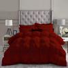 Full Comforter Set 5 Piece All Season Burgundy Comforter Full (90'' x 90'') Size Cotton 500 GSM Lightweight view 1