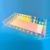 AMLESO Bathroom Tray Decorative Tray Iridescent Perfume Tray Organizer for Bathroom Countertop Home Decor view 2