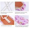 Adjustable Height Universal Ironing Board Good Load-Bearing Non-Slip Cover for Caravans/Smaller Households Easily Folds for Convenient Storage Purple view 3