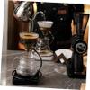 SHERCHPRY 1pc Stainless Coffee Dripper Stand Elegant Black Filter Cup Holder for Brewing Hand Drip Rack for Coffee Easy to Clean and Use view 3