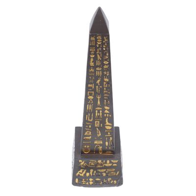Hoement Elegant Egypt Obelisk Sculpture Large Resin Artware Home Tabletop Adornment