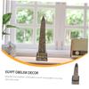 Hoement Elegant Egypt Obelisk Sculpture Large Resin Artware Home Tabletop Adornment view 2
