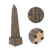 Hoement Elegant Egypt Obelisk Sculpture Large Resin Artware Home Tabletop Adornment view 3