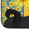 Caroline's Treasures WDK5487DDM Summer Sunflowers Black Shih Tzu Dish Drying Mat Absorbent Dish Drying Mat Pad for Kitchen Counter Dish Drainer Mat for Countertop, 14 x 21", Multicolor view 4