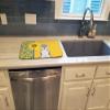 Caroline's Treasures WDK5491DDM Summer Sunflowers Grey Siberian Husky Dish Drying Mat Absorbent Dish Drying Mat Pad for Kitchen Counter Dish Drainer Mat for Countertop, 14 x 21", Multicolor view 3