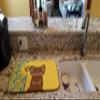 Caroline's Treasures WDK5355DDM Summer Sunflowers Longhaired Chocolate and Tan Chihuahua Dish Drying Mat Absorbent Dish Drying Mat Pad for Kitchen Counter Dish Drainer Mat for Countertop, 14 x 21", Mu view 2