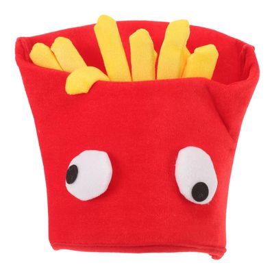 Parliky 1Pc French Fry Cap Kids Playset Kidcraft Playset Wedding Headband French Fries Costume Cosplay Hat Child Toy Halloween