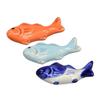 GANAZONO Unique 3pcs Fish Shape Chopstick Rests Ceramic Japanese Chopstick Holders Kitchen Supply for Dining view 1